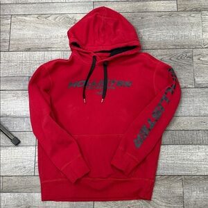 Hollister Vibrant Red Pullover with Logo